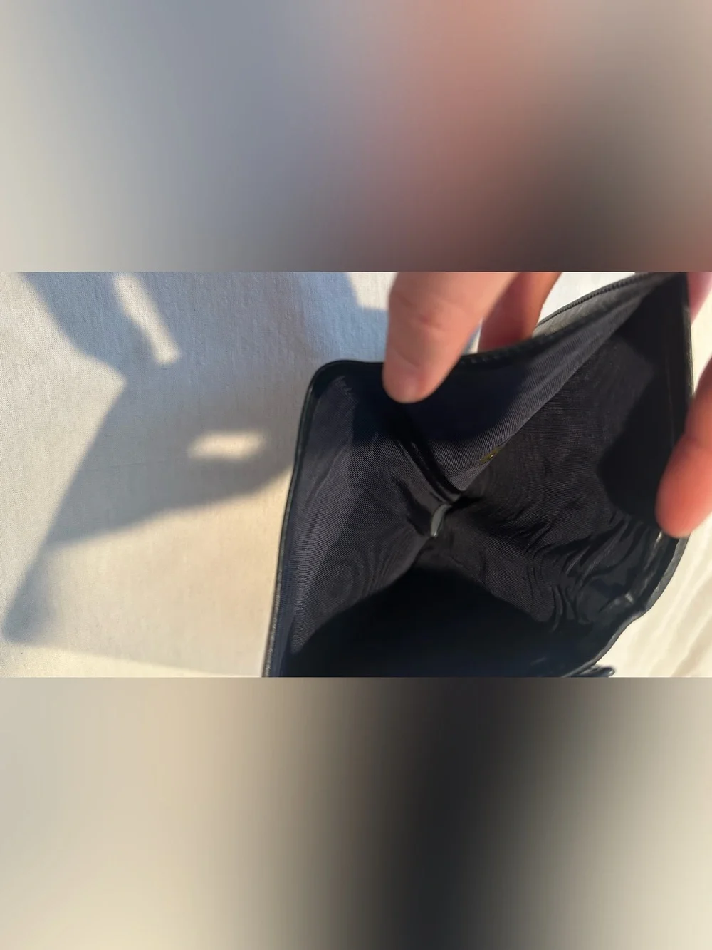 Celine Black Leather Compact Wallet with Gold Horsebit Hardware
